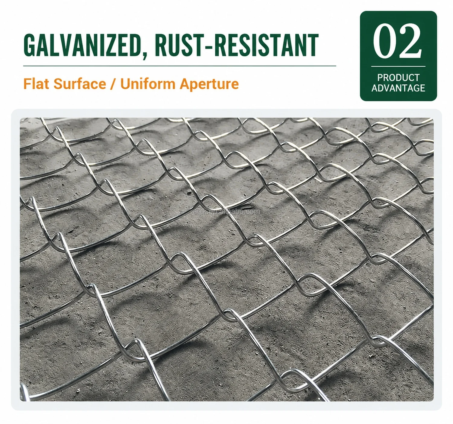 Galvanized Chain Link Fence
