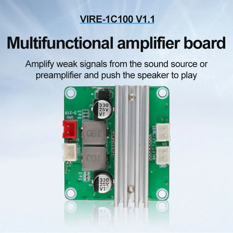 Vire Digital Power Audio Amplifier Boards 100w Tpa3116 Digital Audio