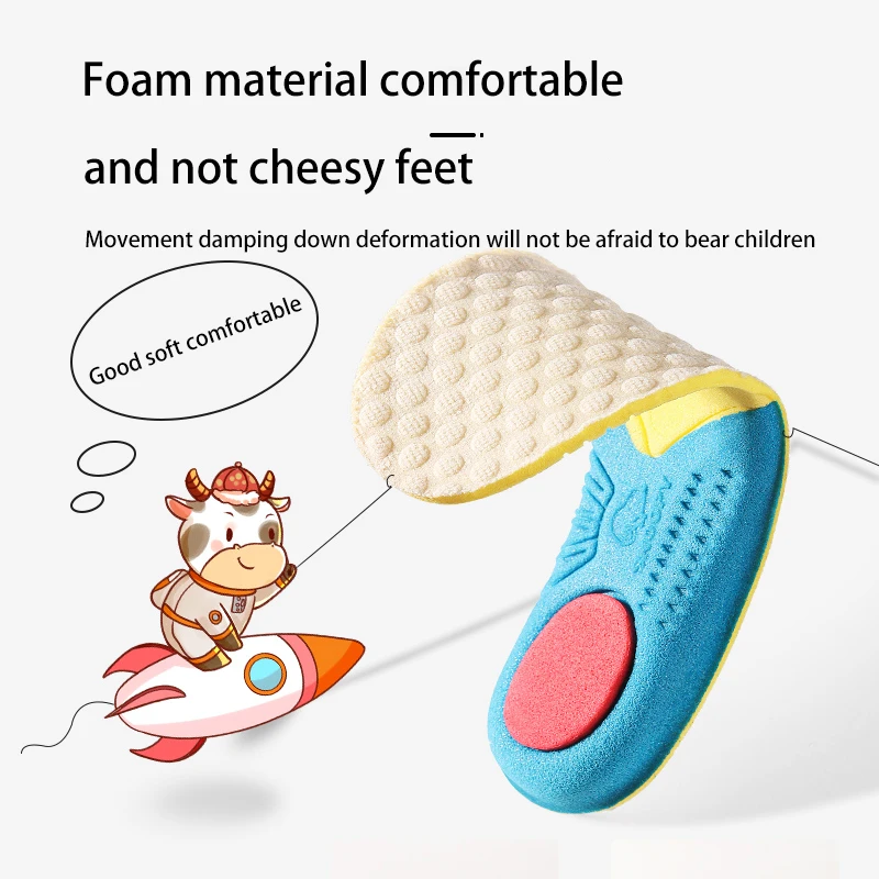 Hi Poly Kids Insoles Mesh Fabric Shock Absorbing Pads