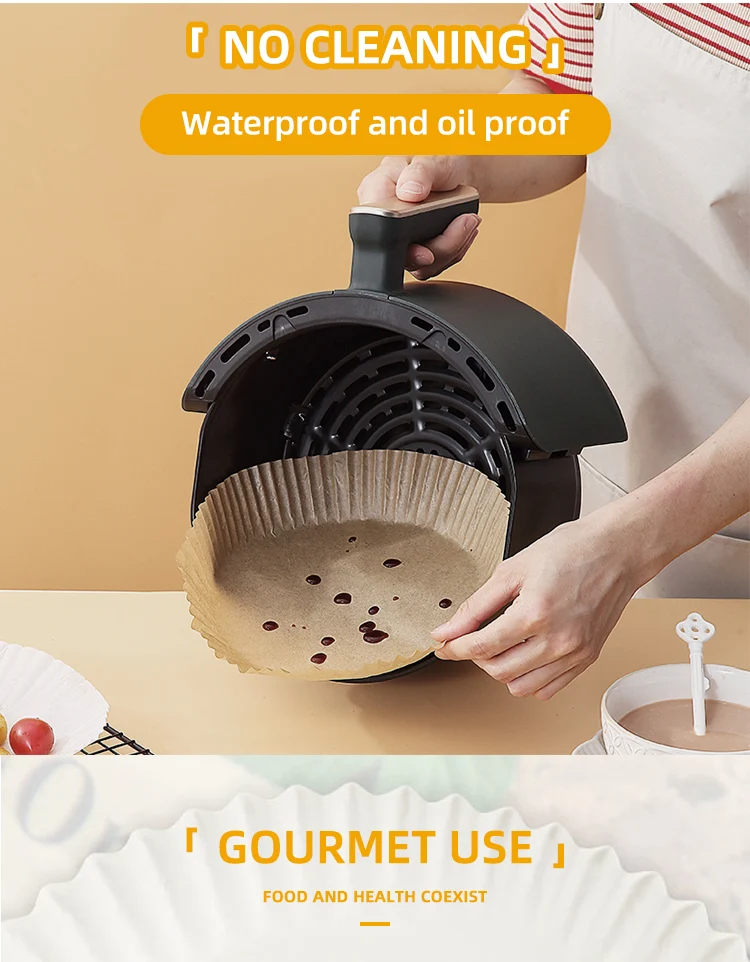 Perforated Wax Air Fryer Pachment Paper Baking Paper Special Paper For
