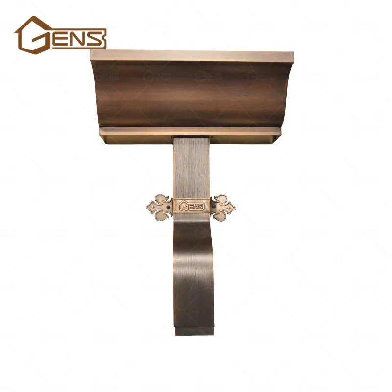 High Quality Copper Gutter System and Downpipes for Rainwater Collection
