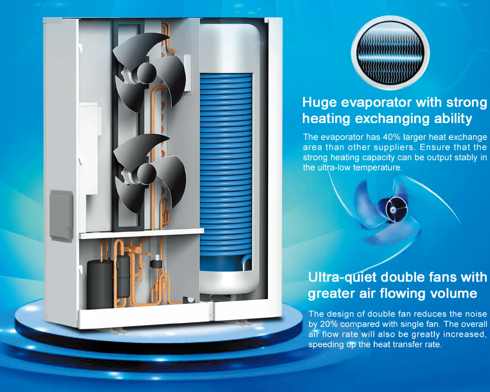 China Wholesale Poland Pompa Ciepla Air Source Heatpumps Factory NuLite B245 B345 R290 R32 DC Inverter Air to Water Heat Pump