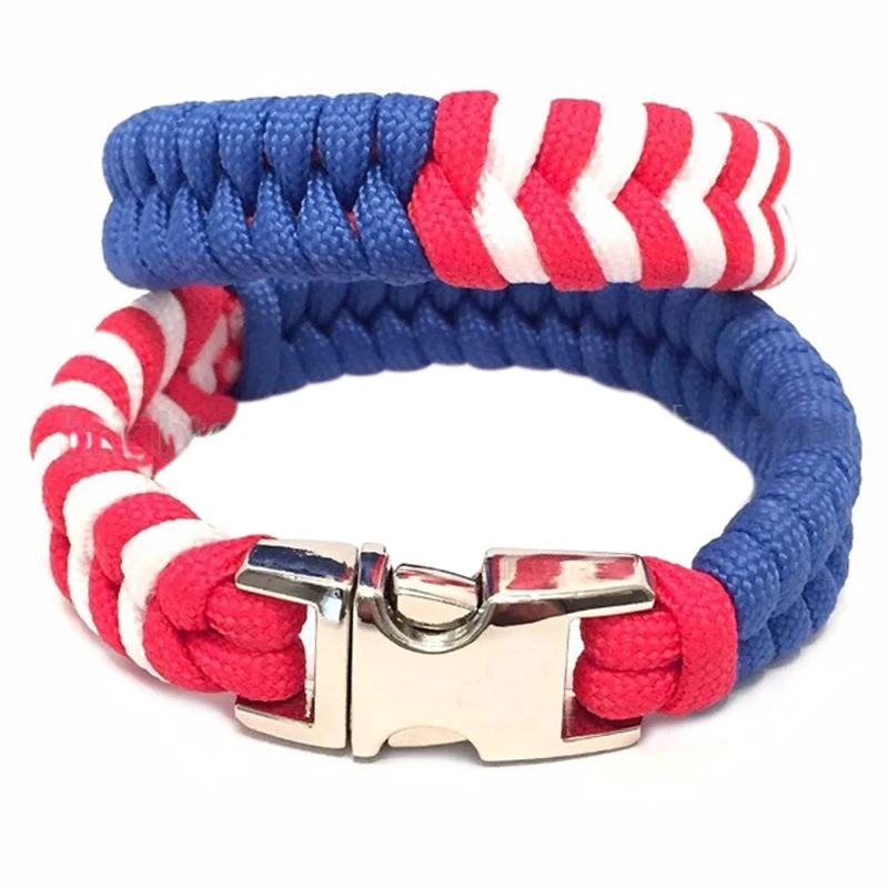 Blue and Grey Anti-Bullying Paracord Bracelet That Will Help Kids Fight  Back Against Bullies