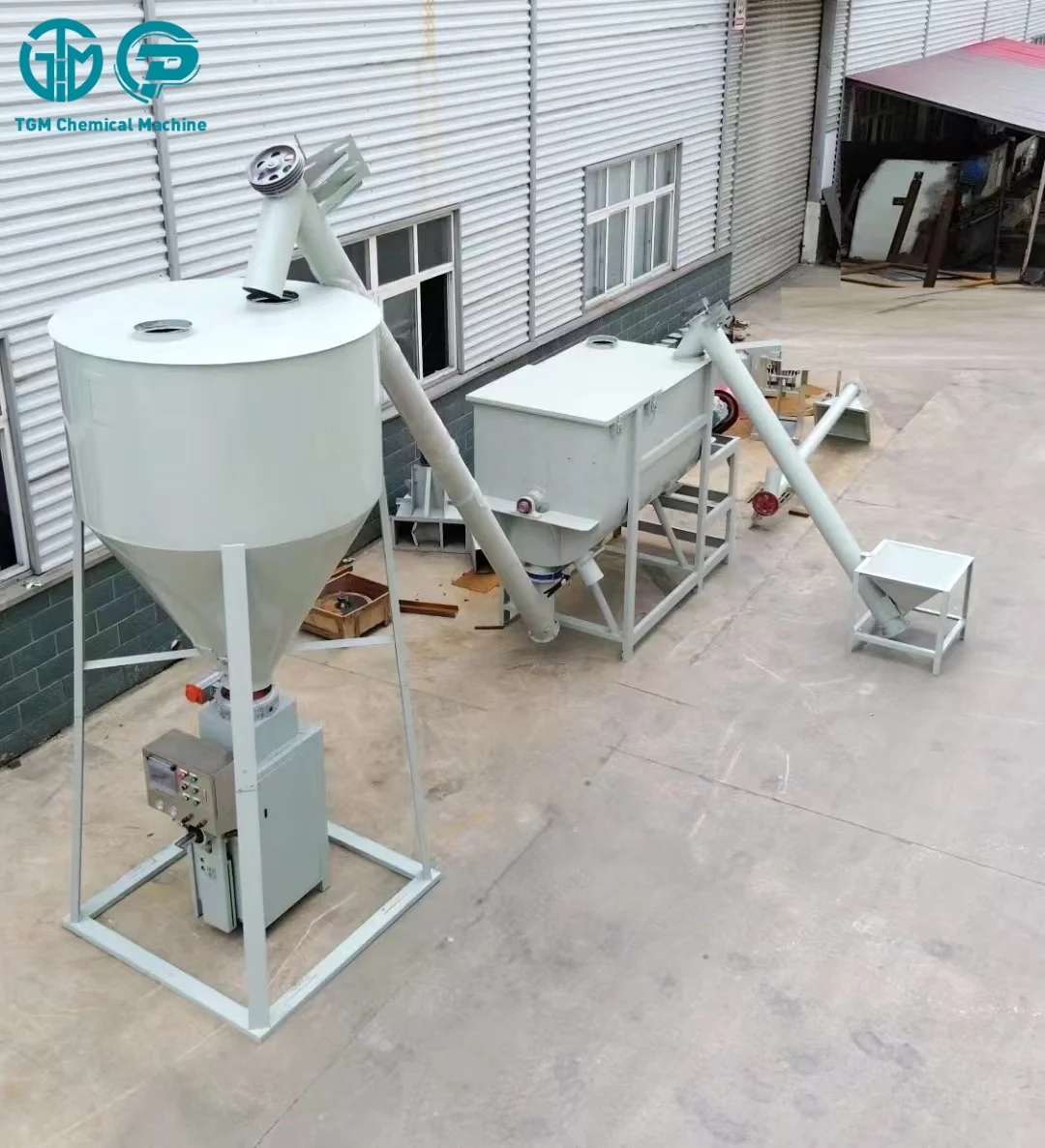 Putty Powder Mixing Machine Dry Powder Mixer Horizontal Ribbon Blender Mixer