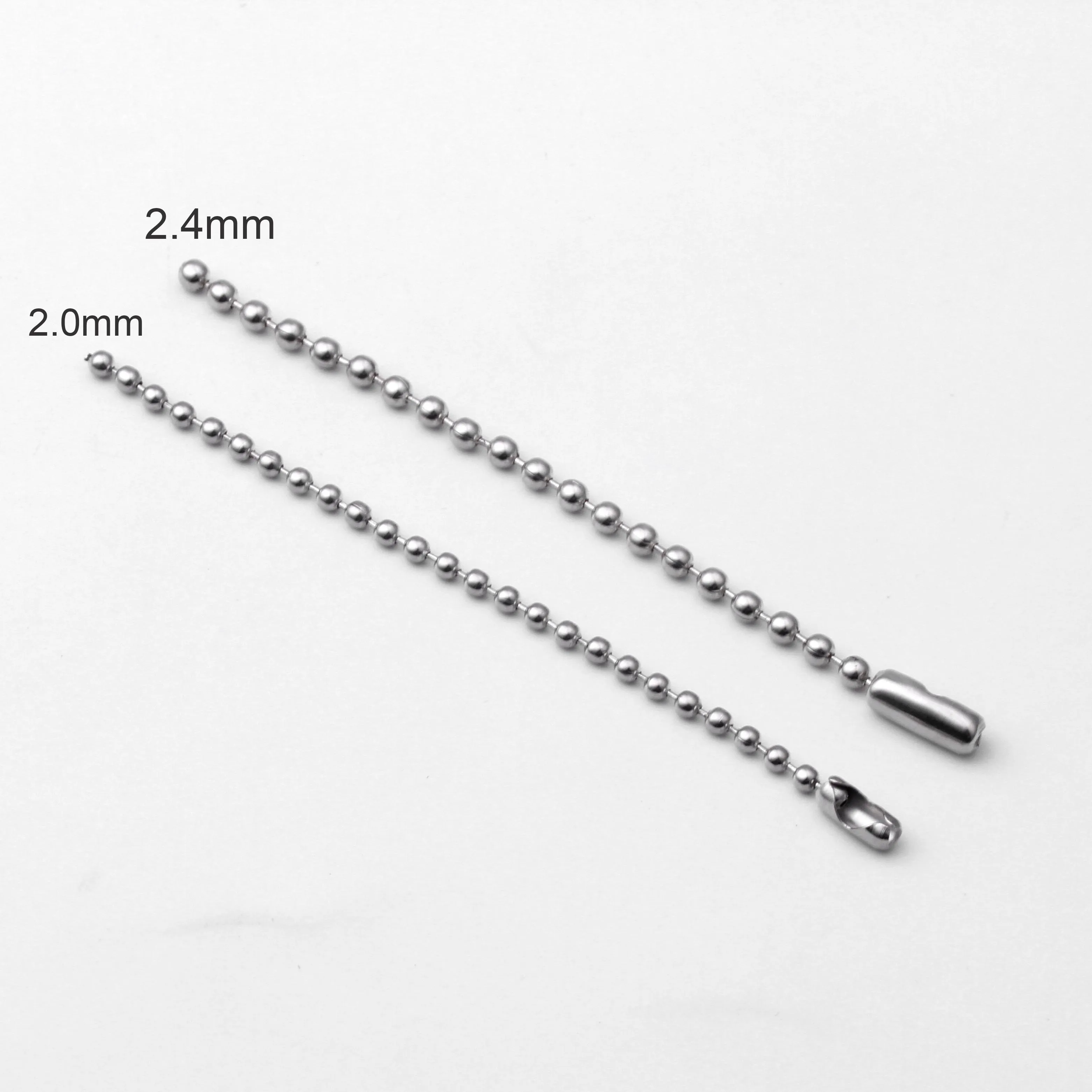 1 yard Stainless Steel Ball Chain, 2mm bead chain, silver chain, fch11