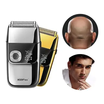 KooFex Electric Men's Shaving Machine Waterproof IPX7 Bald Hair Clipper 2 in 1 Hair Trimmer