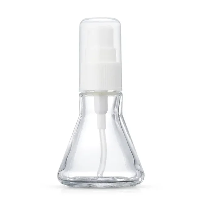 New Design Transparent Glass Horn Conical Shape 30ml Dropper Bottle For Essential Oils