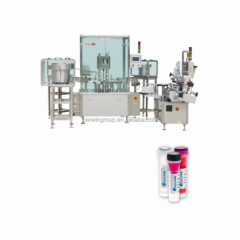 Tube De-capping Filling Capping and Labeling Machine for Nucleic Acid Assay IVD Kit