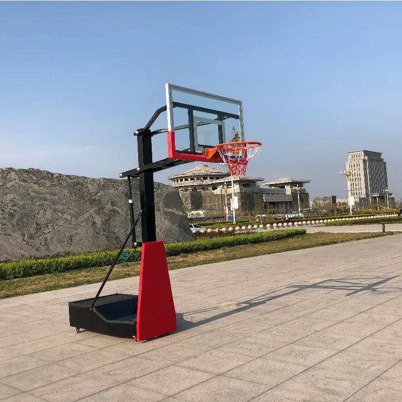 Outdoor Portable 3.05m Basketball Hoops In Ground Adjustable Basketball ...