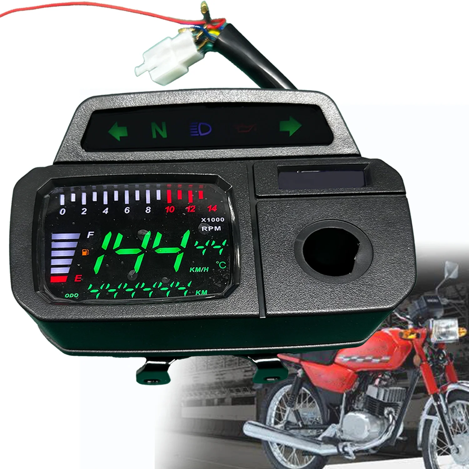 In Stock Digital Motorcycle Speedo Meter Speedometer for Suzuki Ax100 Motorbike Dash Board