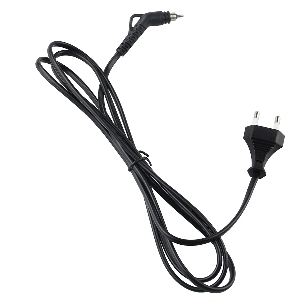 2 Pin Euro/Korea KC to Hair Iron Plug Swivel Electrical Cord 360 Degree Swivel Power Cord for ghd Hair Straightener
