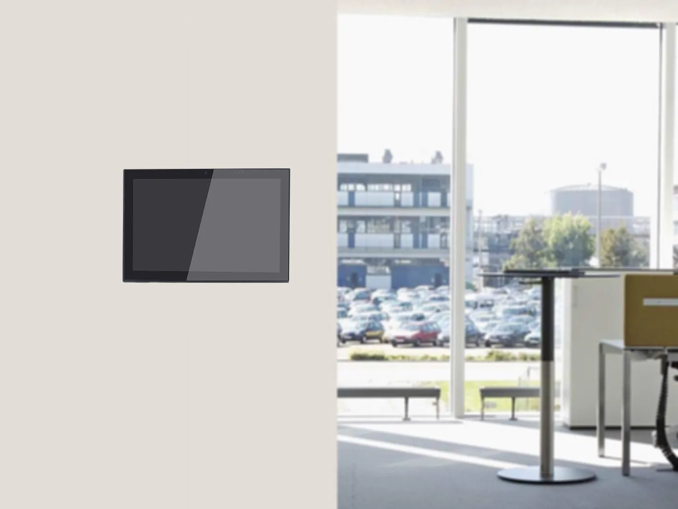 Android POE NFC Tablet With LED Light Bar for Meeting Room