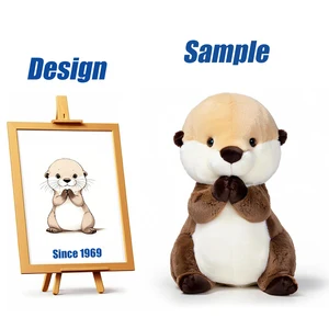 Shengye Brand Factory Custom 10cm 12cm 15cm 20cm 25cm 30cm Animal Plush Doll Stuffed Animal Otter Plush Toy Can Add Functions