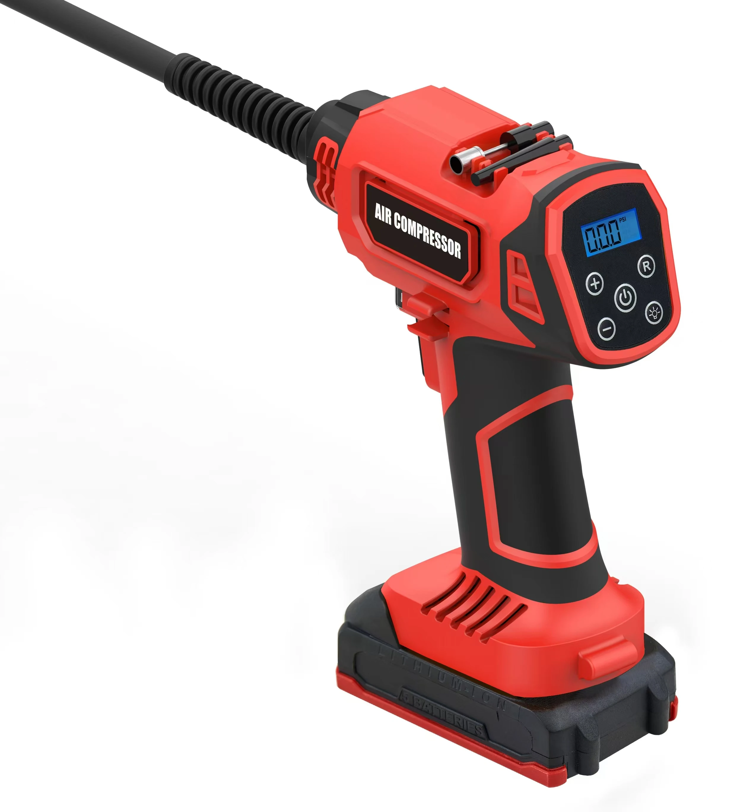 9825SH New150PSI Tire Inflator High Capacity Lithium Battery Air Pump Dual Power Supply Portable Feature Tire Inflator