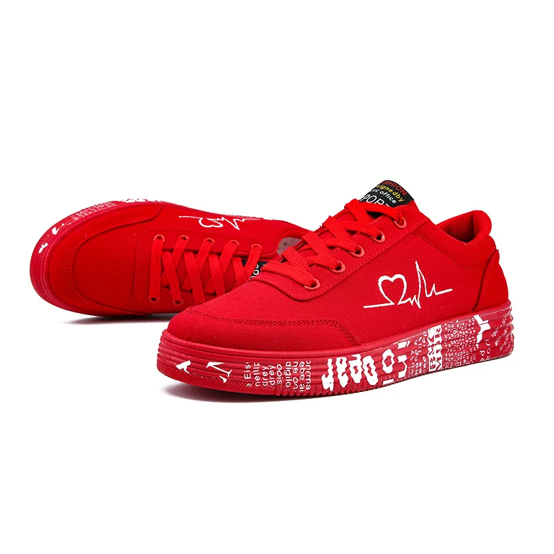 Кроссовки женские на шнуровке, Вулканизированная подошва, дышащие кеды, повседневная обувь для пар, плоская подошва, граффити, модель 2020
