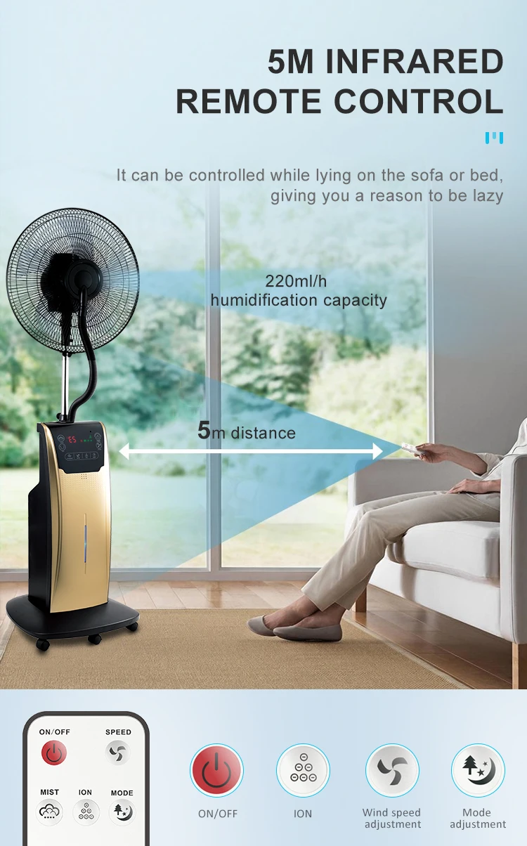 Humidifier, 16-Inch, Plastic, 3-Speed - detail 12