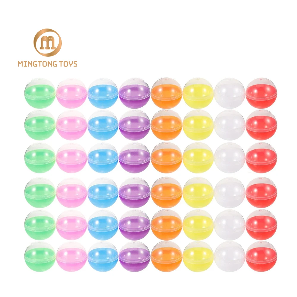 Wholesale Multiple Sizes Openable 25 Mm 32mm 35mm Tiny Egg Shell Classic Plastic Empty Capsules Toy for Vending Machine