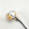 Silver Housing + Yellow Lens + Bulb (2-Wire)