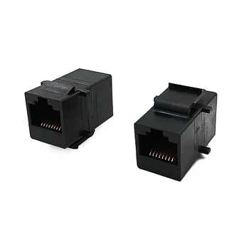 Ethernet Cable Extender Cat5e Cat6 Rj45 Coupler Pass Through Rj45 F/f ...