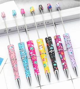 Creative Nurse DIY 1.0mm for Beaded Pens Black Ink Ballpoint Plastic for School & Office Sports Pen Promotional Stationery Gift