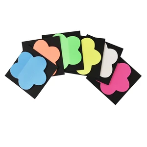 S3030 Flower  Waterproof Sticky Note Heterotype Transparent Sticky Note Neon Sticky Notepad Transparent Sticky Notes