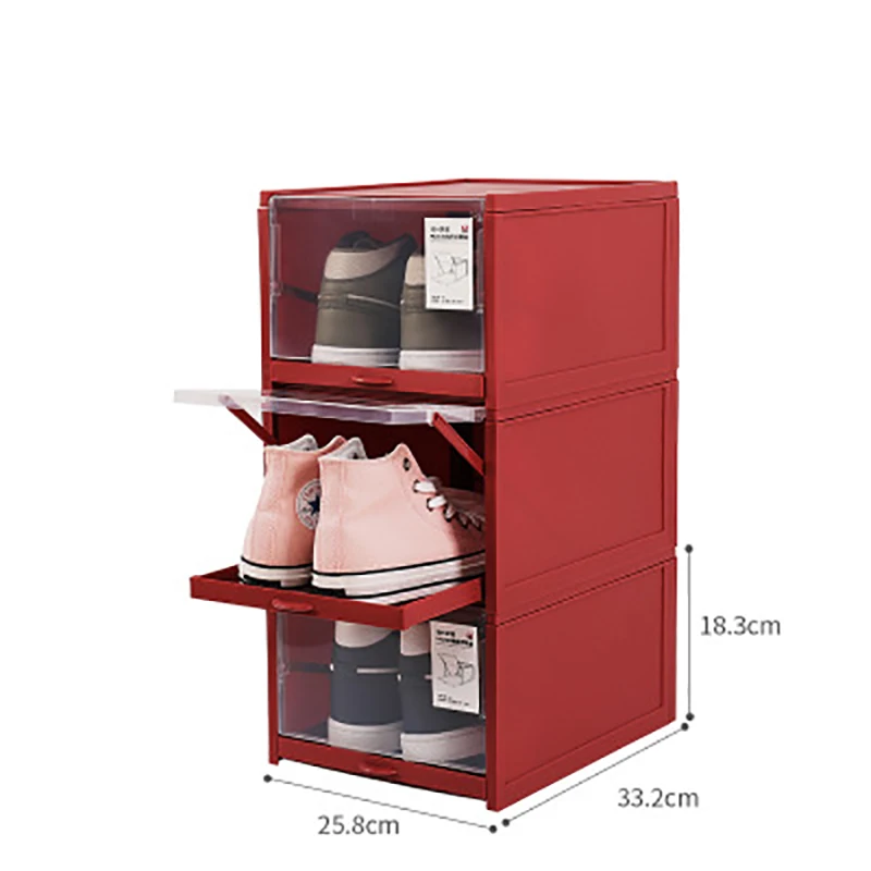 Organize Your Shoes with JYH Push-Pull Drawer Shoe Boxes