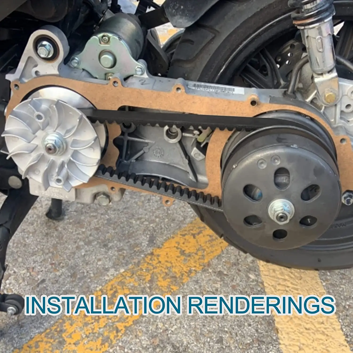 Goofit 669 18 30 Premium Drive Belt Replacement For 4 Stroke 139qmb Gy6