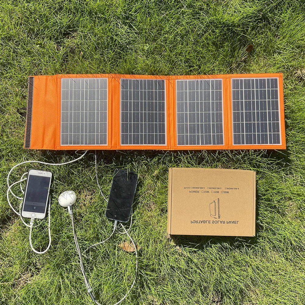 Foldable Solar Panels - Portable Power for Mobile Devices