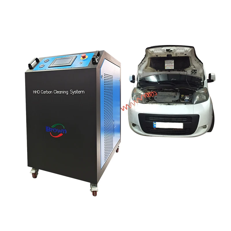 Engine Fuel Injector Cleaning Flush Machine Maquinas De Descarbonizacion Vehculos Decalaminage Hydrogen