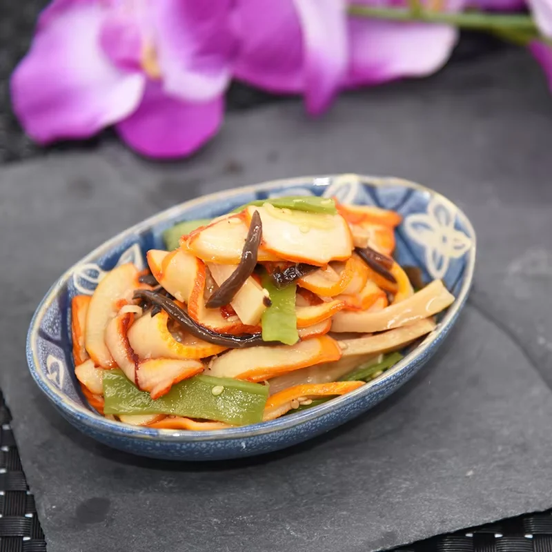 Highly Competitive Prices Factory Stock Frozen Appetizer Seasoned Squid Salad Chuka Ika Sansai for Sushi
