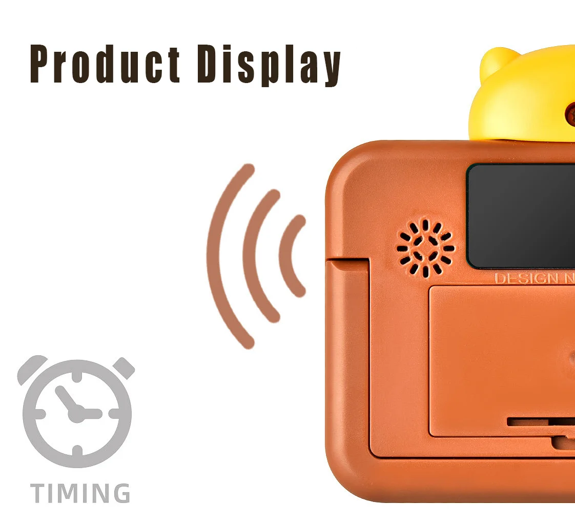 Pomodoro Cute Digital Study Timer for Kids Cooking Timer