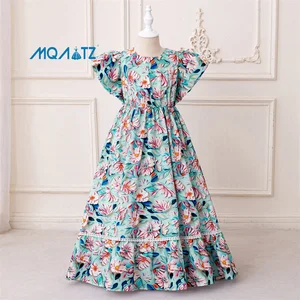 MQATZ Direct Factory Sale New Dubai Mid-Length Sleeve Evening Dress Embroidered Saudi Abaya Robe Forged Fabric