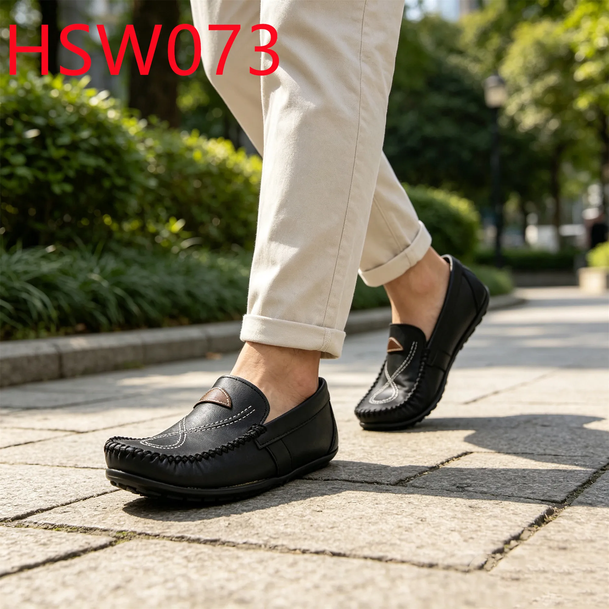 HY,Outdoor Activities Upward-curling Style Quick On/off Hua Singh Boat Shoes Spain No Blisters Handmade Moccasins Shoes HSW073
