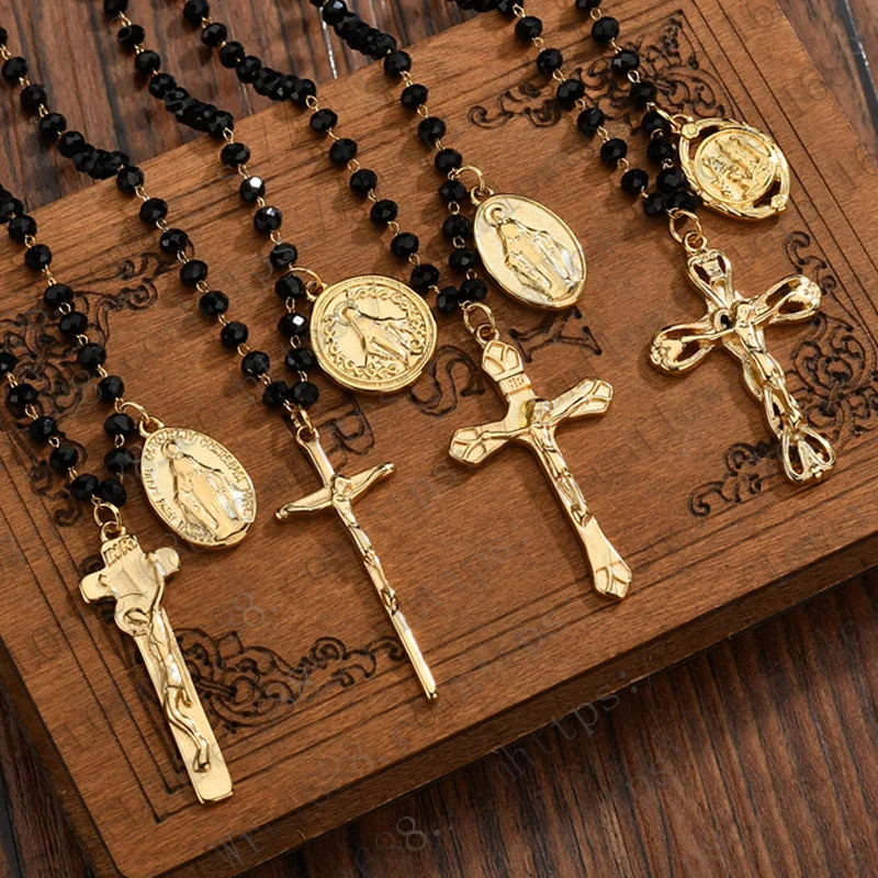 Ruigang Religion Jewelry Black Glass 
