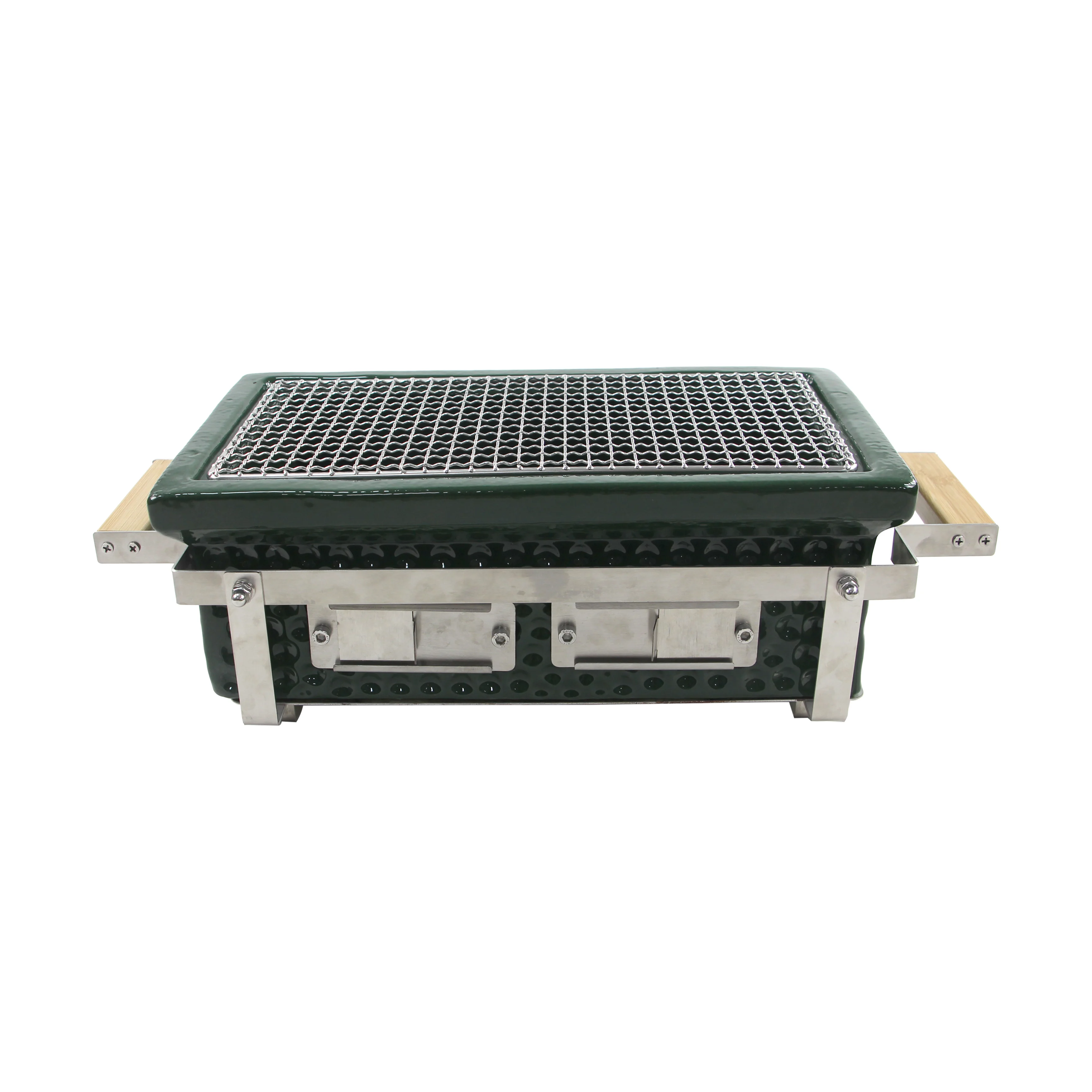 TOPQ Home Use Japanese Square Hibachi Grill Table BBQ Grill