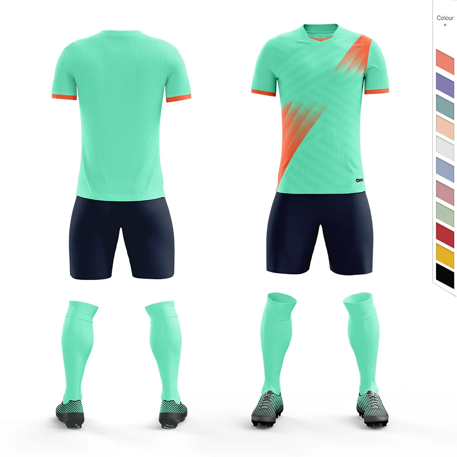 Kids Soccer Uniforms Children Cheap Soccer Team Jersey Uniforms