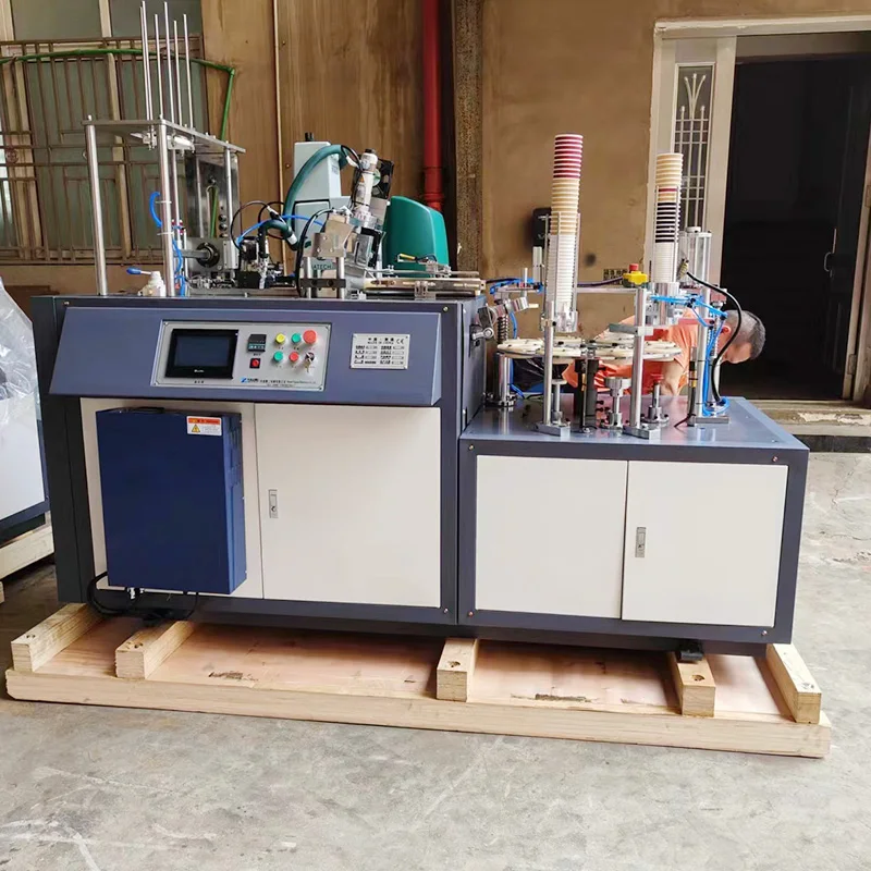 Automatic Disposable Coffee Paper Cardboard Cup Making Production Line Machine for Hot Cold Drink