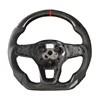 Fibra de carbono MK8 + cuero perforado + costuras negras