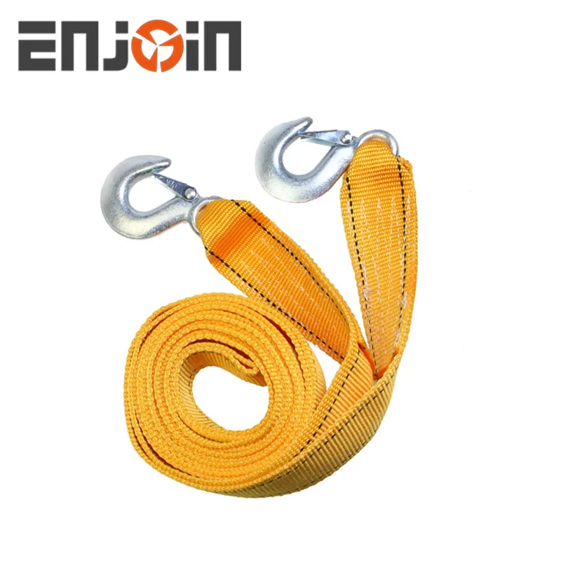 New Design Heavy Duty Tow Strap with Hooks Tow Straps for Trucks