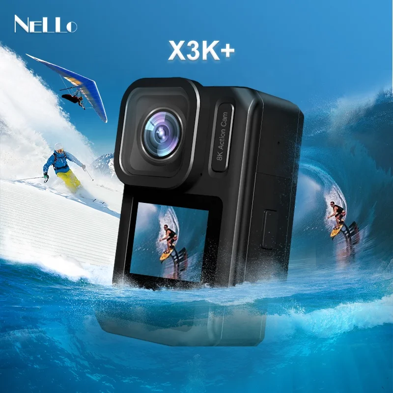 Ambarella Chipset Gps Sports Camera Waterproof Diving 8k Action Camera For Vlog Biking Surfing Swimming Like Gopro 10 - Buy 2022 New Launch 8k 15fps Ambarella Chipset H22 Oem Action