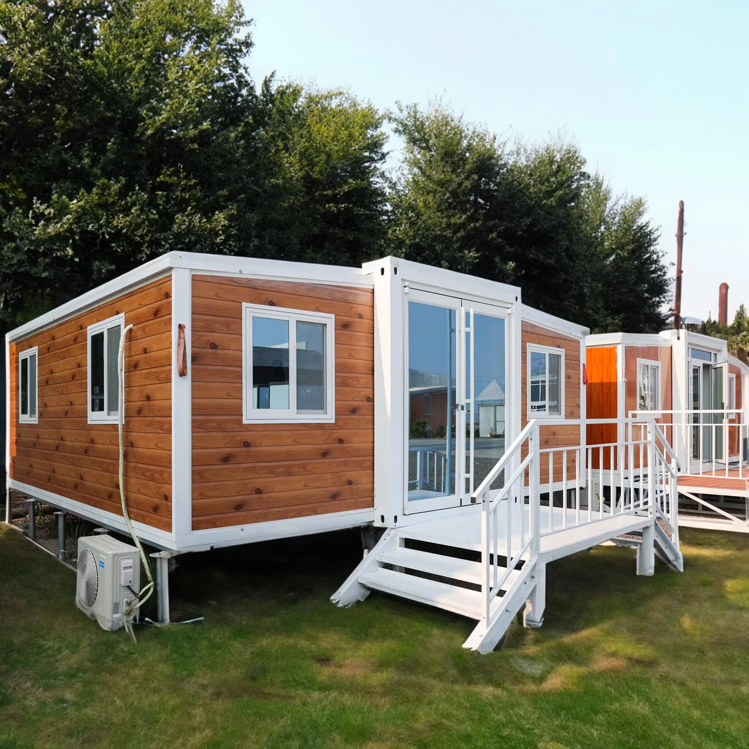 Mh 40ft Expandable Container House With Glass Wall 40ft Expandable ...