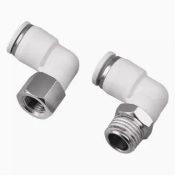 Pneumatic component PLF8-02 elbow L-shaped internal thread elbow plastic right angle quick insertion quick pneumatic connector
