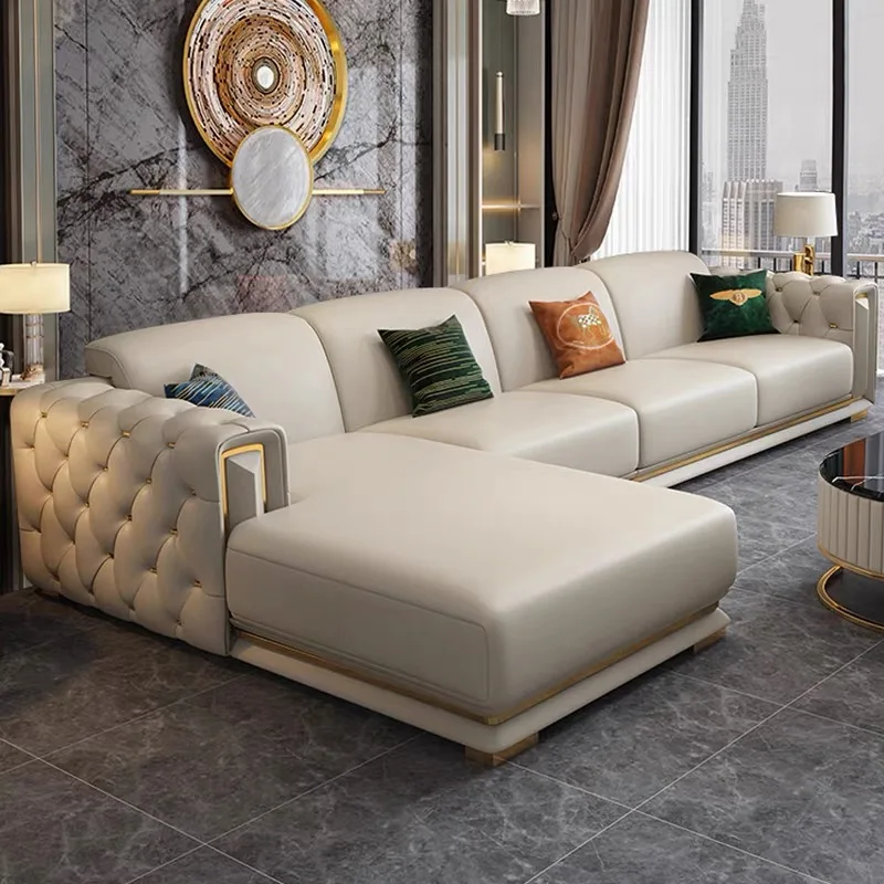 Living Room White Leather Sofa Set | stickhealthcare.co.uk