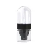 Transparent bottle+Black Cap