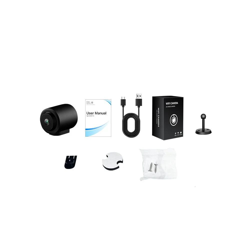 Hot Selling Mini Wireless CCTV Camera Thumb Size HD Smart Surveillance Device WiFi Home Security Monitoring Night Vision