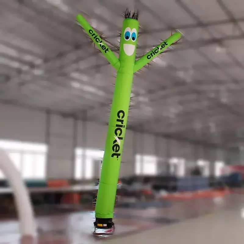 Promotion Customized Inflatable Advertising Tube Guy Wave Men Inflatable Sky Air Dancer with Logo Printed