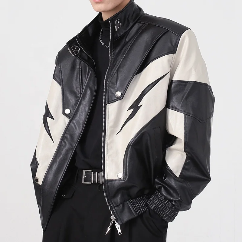 Fall Veste Universitaire Versity Jacket Men Blank Baseball Unique Oversize Leather Vintage  Letterman Jacket