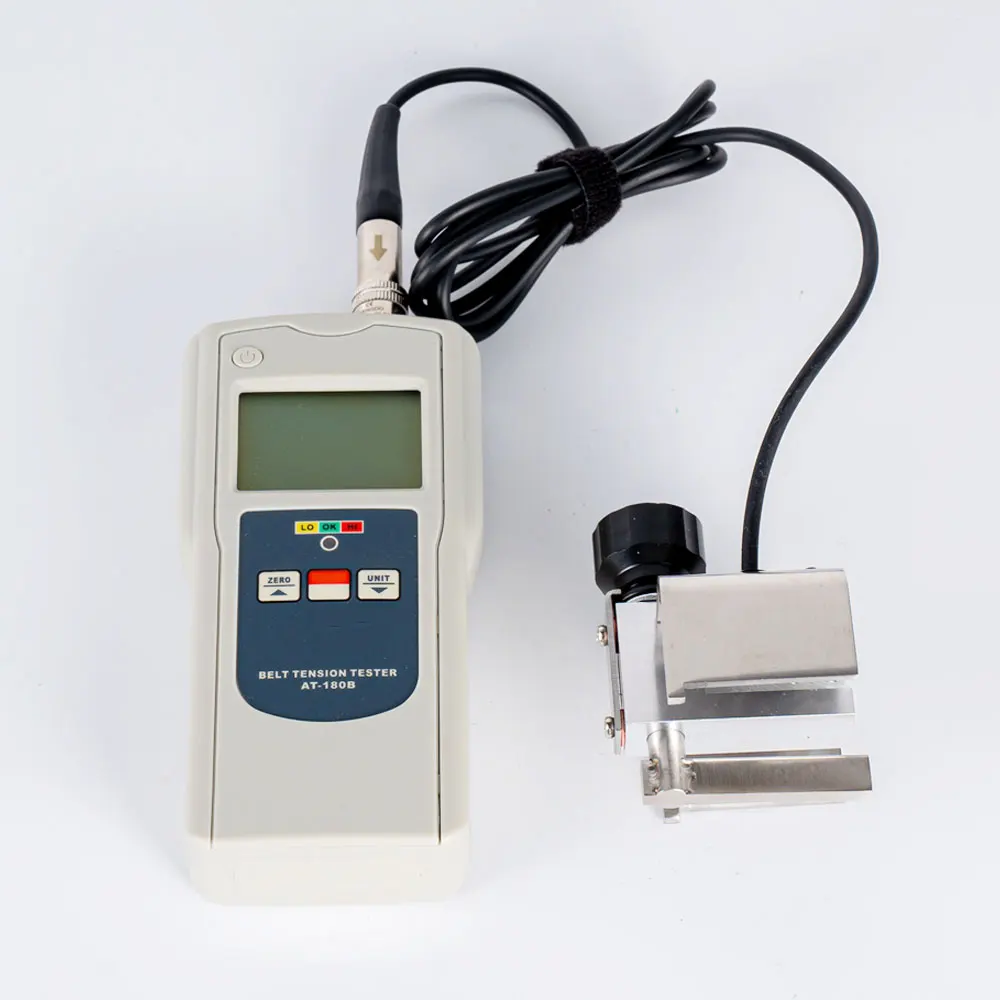 AT-180B Digital Portable Belt Tension Tester Meter Gauge Mainly Use for Automotive Belt Tension Measurement