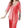 Melon red [ice silk flower set]]