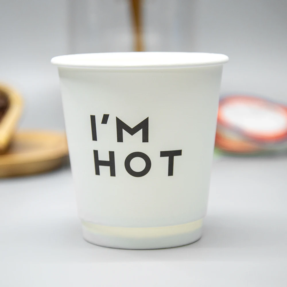 Modern Design Custom Disposable Coffee Paper Cup Custom Logo Cardboard ...